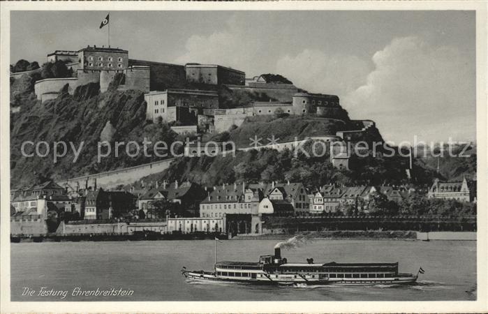 Ehrenbreitstein Dampfschiff