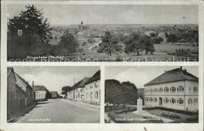 Ringsheim Schule Kriegerdenkmal
