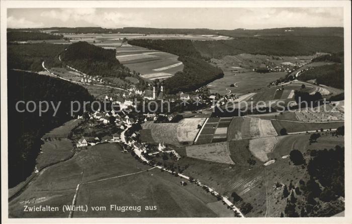 Zwiefalten Fliegeraufnahme