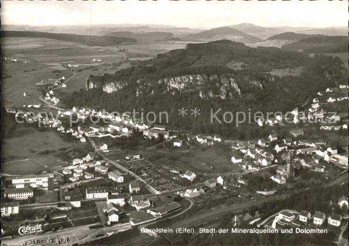 Gerolstein Rheinland-Pfalz Mineralquellen Dolomiten Fliegeraufnahme
