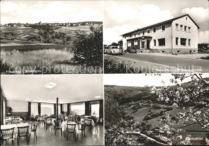 Presberg Rheingau Pension Cafe Grolachblick