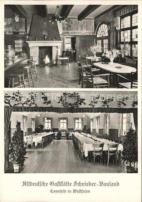 Coesfeld Gaststätte Schnieder-Bauland Westfalen
