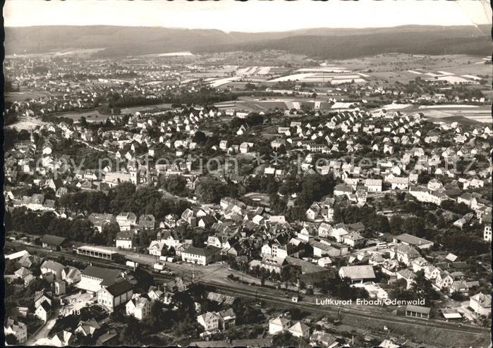 Erbach Odenwald Fliegeraufnahme