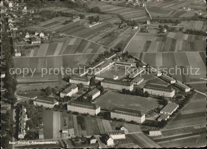 Bonn Rhein Duisdorf Fliegeraufnahme Arbeitsministerium
