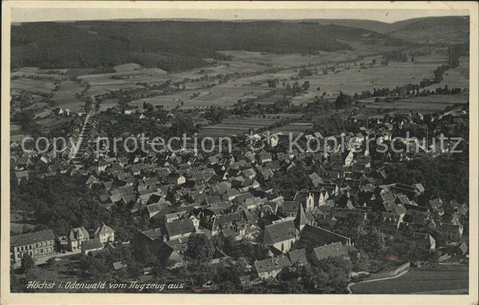 Hoechst Odenwald Fliegeraufnahme