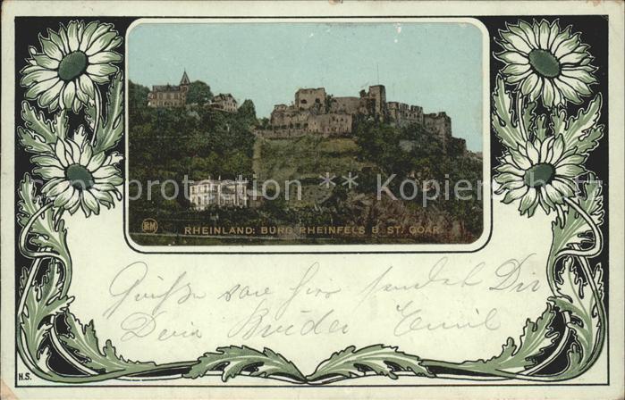 Rheinland Pfalz Burg Rheinfels