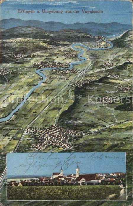 Ertingen Umgebung Vogelschau