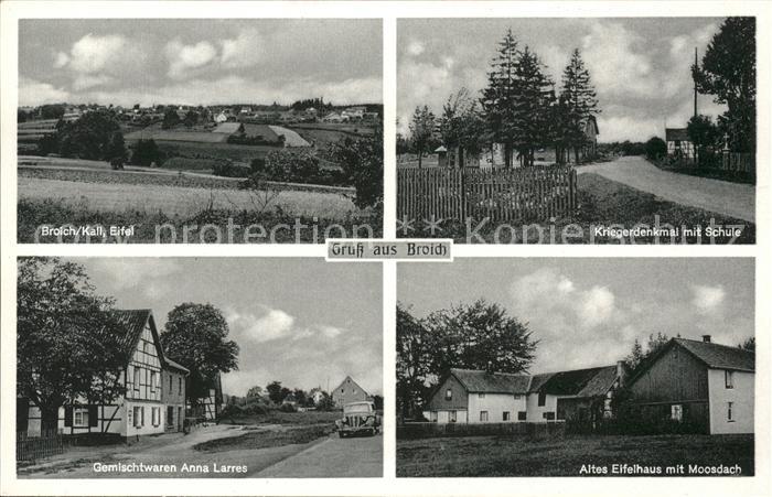 Broich Kuerten Kriegerdenkmal Eifelhaus Gemischtwaren