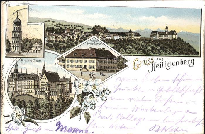 Heiligenberg Baden Gasthof Pension Winter Fürstliches Scho