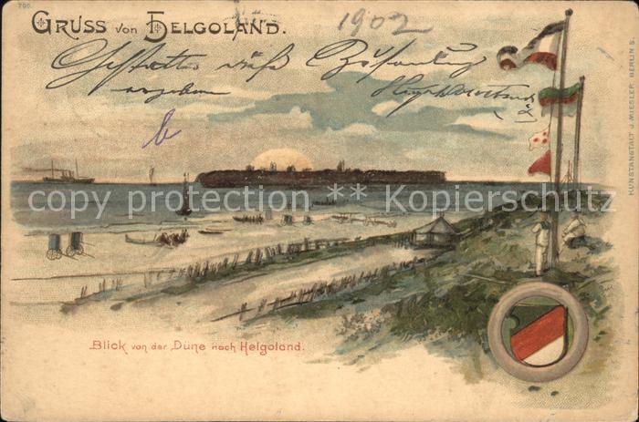 Helgoland Künstlerkarte