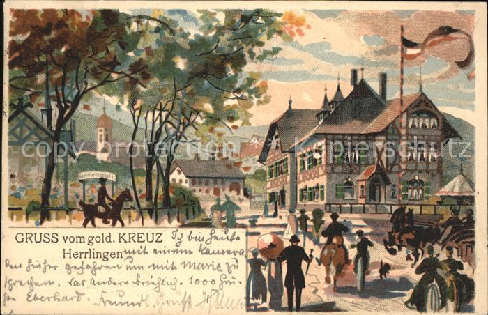 Herrlingen gold. Kreuz