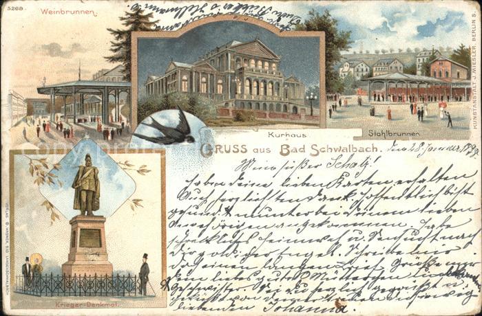 Bad Schwalbach Stahlbrunnen Krieger-Denkmal