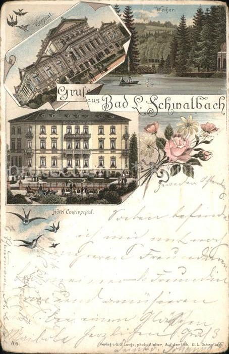 Bad Schwalbach Weiher Kursaal