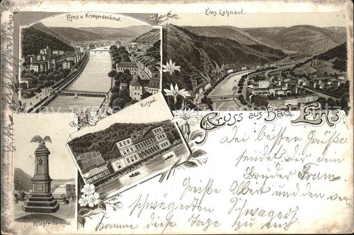 Bad Ems Kriegerdenkmal Kursaal