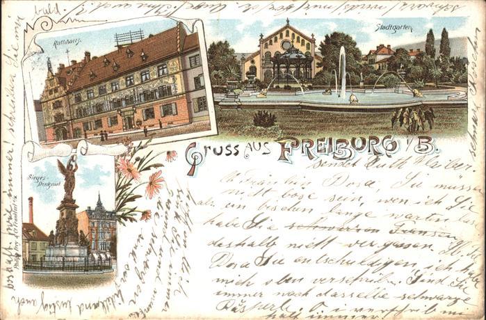 Freiburg Breisgau Stadtgarten Sieger-Denkmal