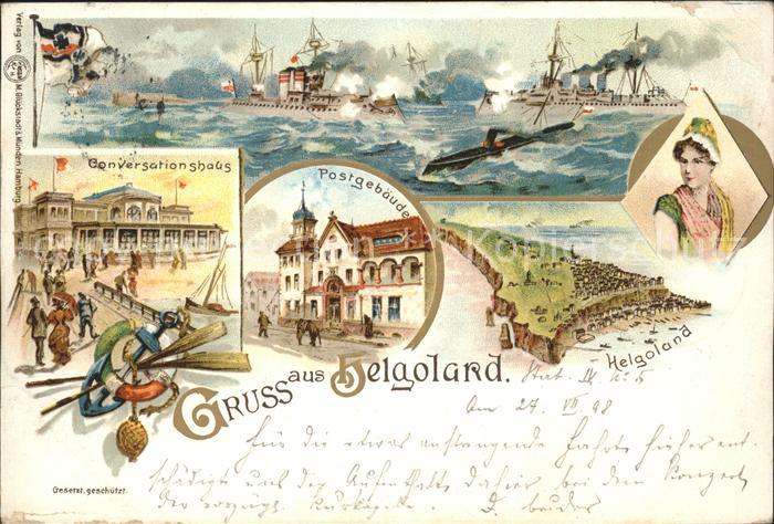 Helgoland Postgebäude Conversationshaus