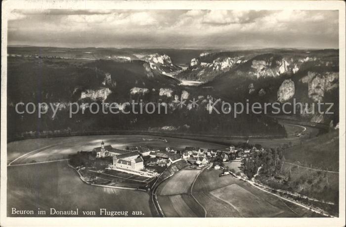 Beuron Donautal Kloster Fliegeraufnahme
