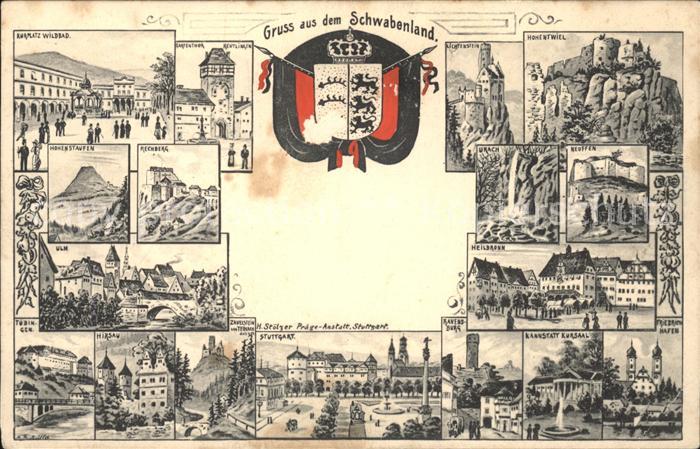 Schwaben Wildbad Hohentwiel Hohenstaufen Rechber