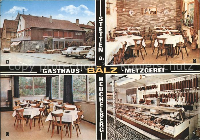 Stetten Hechingen Gasthaus Bälz Metzgerei Teilansichten