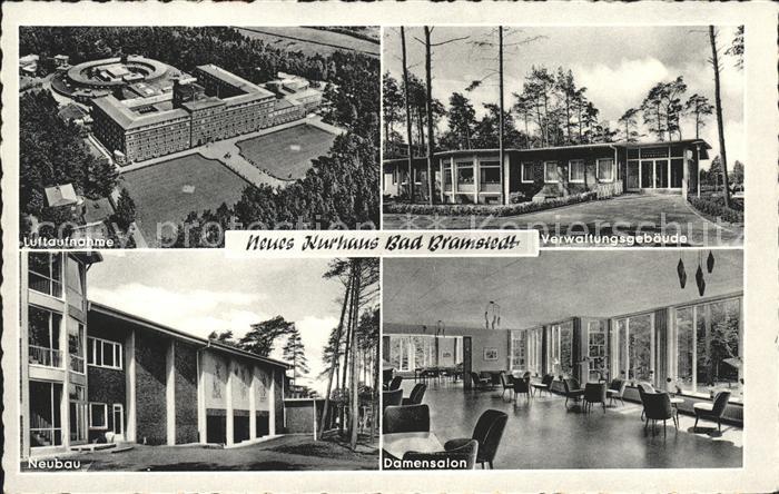 Bad Bramstedt Fliegeraufnahme Neues Kurhaus Verwaltun