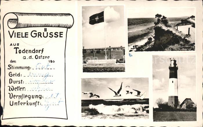 Todendorf Ploen Küste Möwe Leuchtturm