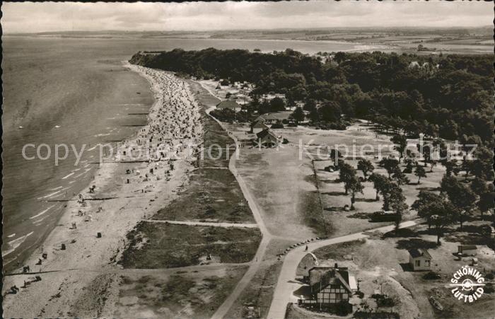 Hohwacht Ostsee Fliegeraufnahme Ostseebad Strand