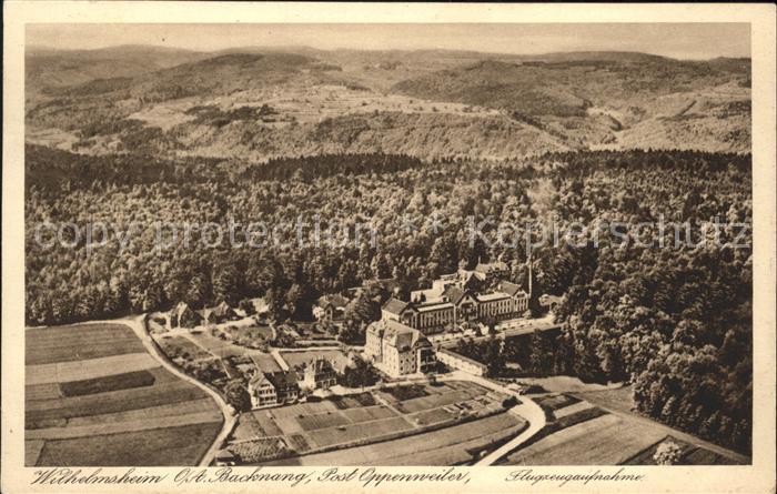 Oppenweiler Wilhelmsheim Klinik Fliegeraufnahme