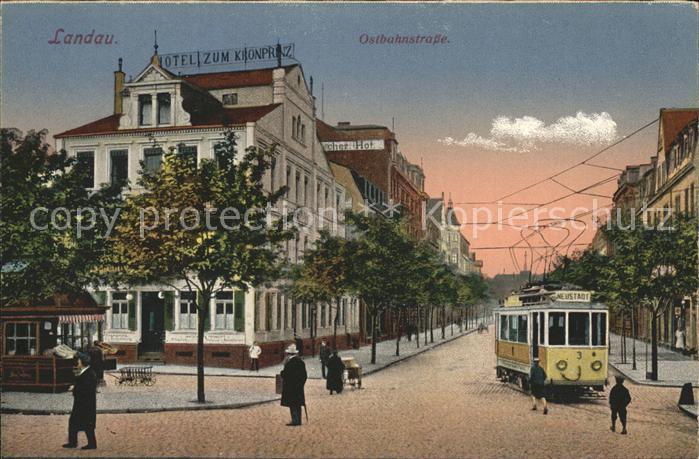 Landau Pfalz Ostbahnstrasse Strassenbahn Hotel zum K