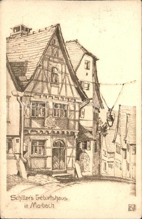 Marbach Neckar Schillers Geburtshaus Friedrich Schille