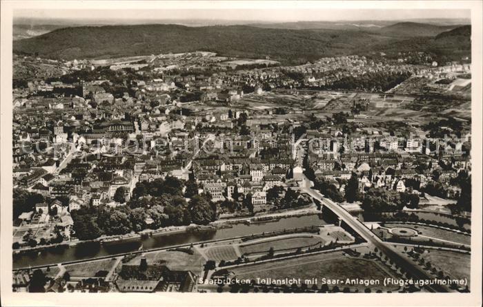 SAARBRueCKEN Saarland Fliegeraufnahme