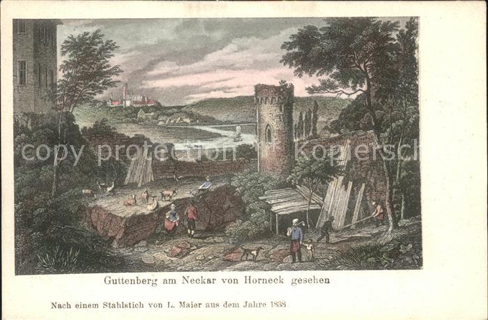 Horneck Burg Guttenberg am Neckar