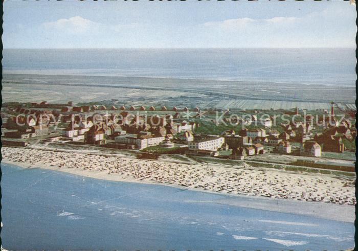 Wangerooge Nordseebad Fliegeraufnahme