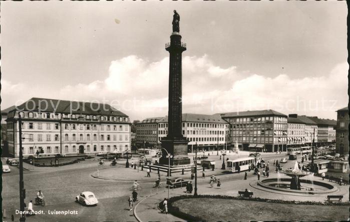 Rossdorf Darmstadt Luisenplatz Ludwigsäule