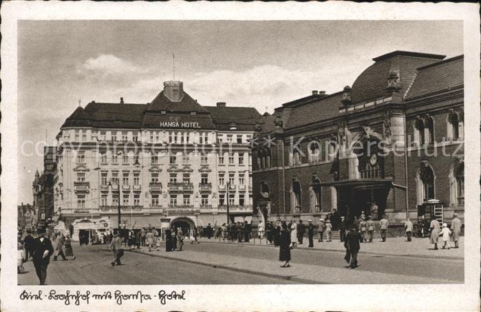 KIEL  CITY Bahnhof mit Hansa Hotel