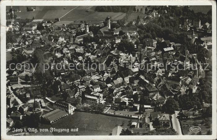 Isny Allgaeu Fliegeraufnahme