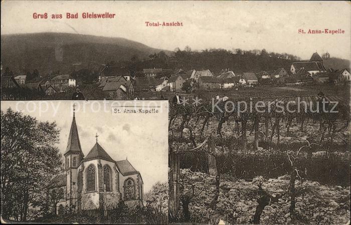 Bad Gleisweiler Totalansicht St. Anna Kapelle