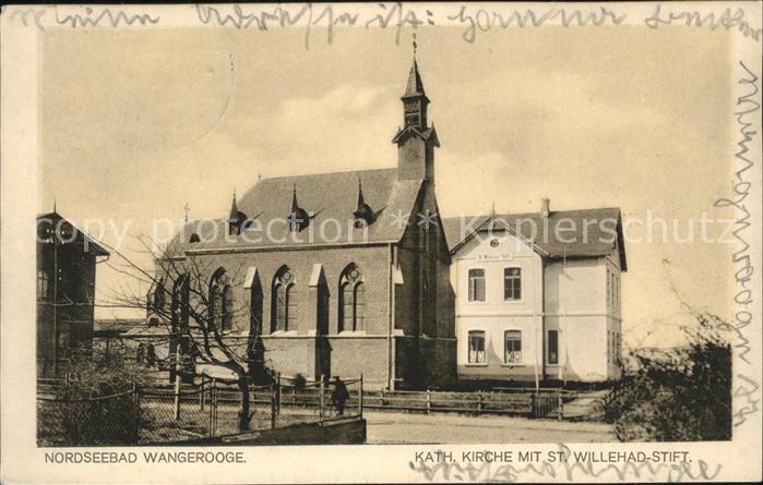 Wangerooge Nordseebad Katholische Kirche mit St. Willehad Sti