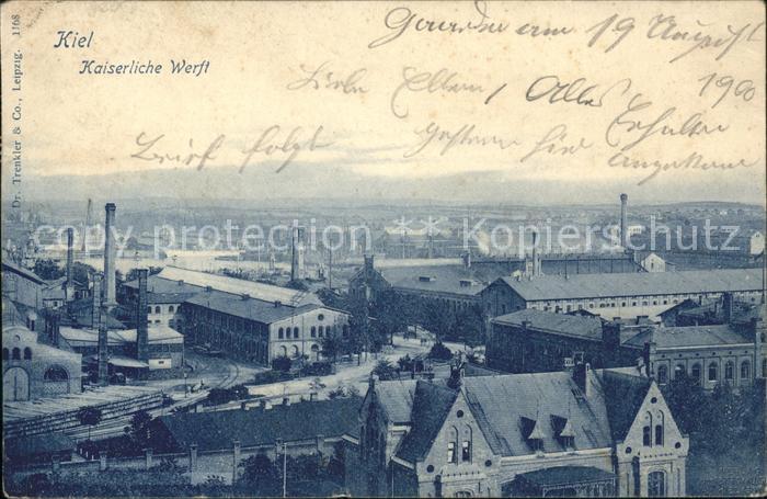 Kiel Kaiserliche Werft Industrie