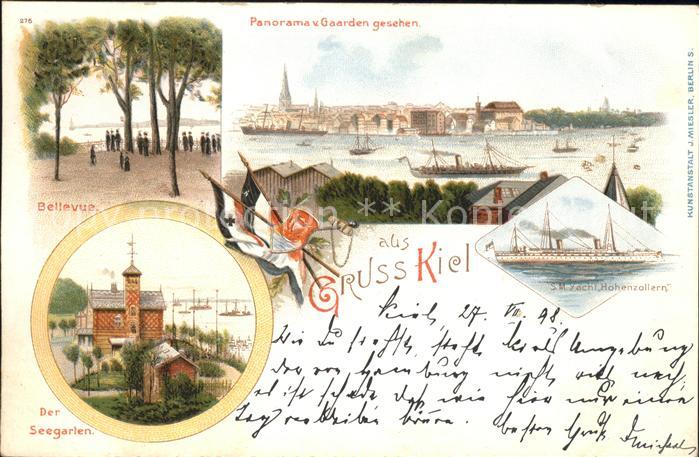 Kiel Panorama Bellevue Seegarten SM Yacht Ho