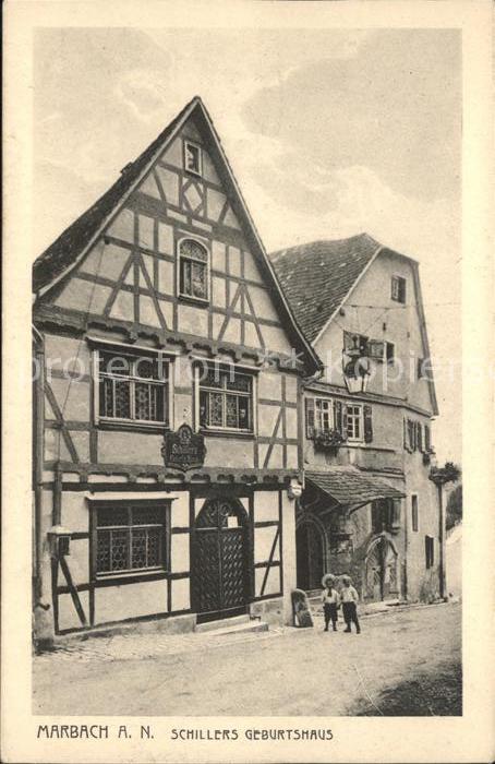 Marbach Neckar Schillers Geburtshaus Friedrich Schiller Dichter