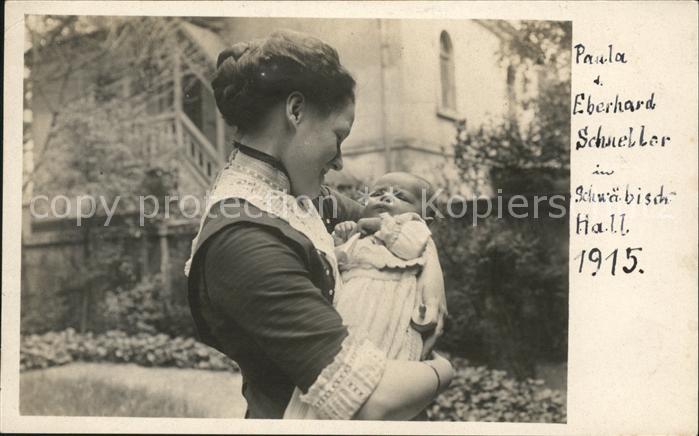 Schwaebisch Hall Paula und Eberhard Schneller Familienfo