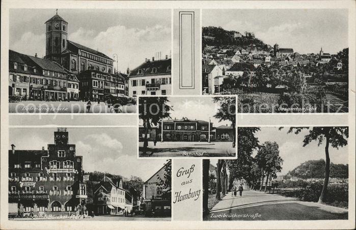 Homburg Saar Befreiungsplatz Bahnhof Zweibrückerstra