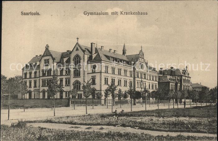 Saarlouis Gymnasium mit Krankenhaus