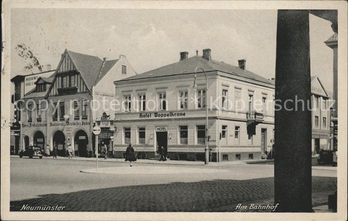 Neumuenster Schleswig-Holstein Partie am Bahnhof Hotel Doppelkrone