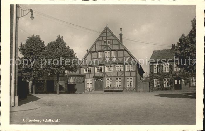 Luetjenburg Holstein Strassenpartie Fachwerkhaus