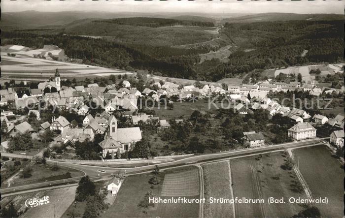 Struempfelbrunn Fliegeraufnahme Hoehenluftkurort