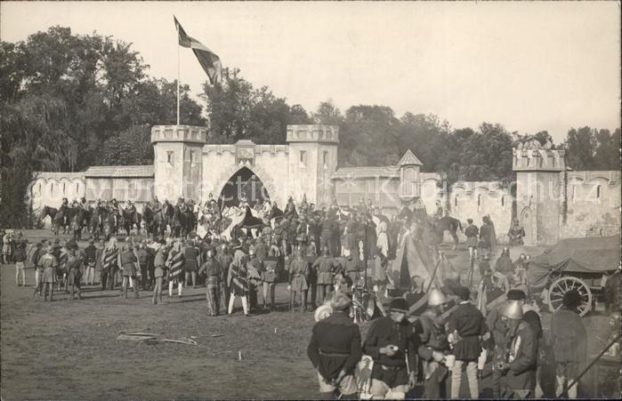 Zweibruecken Burg mit Ritterspielen