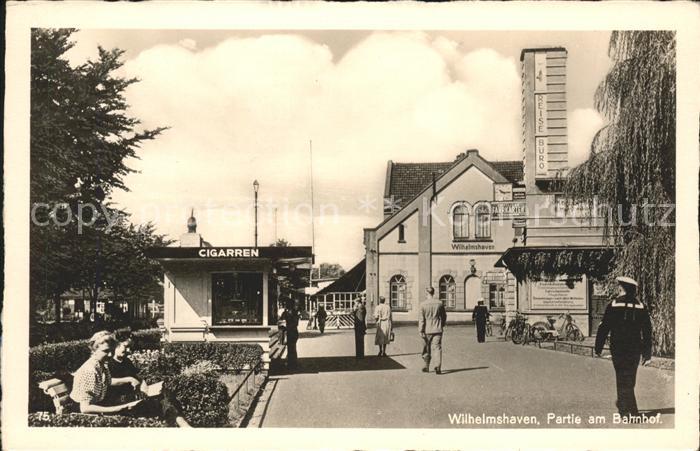 Wilhelmshaven CITY Partie am Bahnhof Kiosk