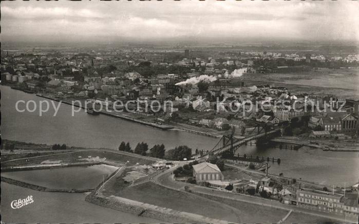 Wilhelmshaven CITY Fliegeraufnahme Hochbruecke