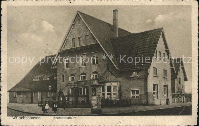 Wilhelmshaven Seemannsheim Litfass Säule
